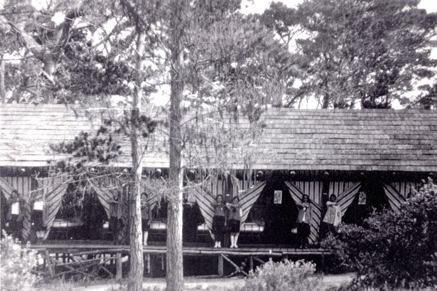 A historic tent inspection at the Asilomar Conference Grounds.